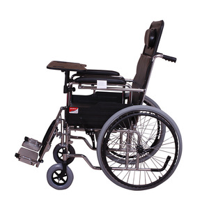Silla de ruedas manual semirreclinable Fish Leap H009B, plegable y portátil, para discapacitados y ancianos. - Product Image 5