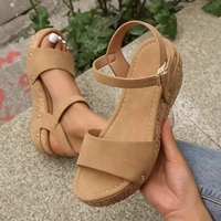 Sandales gladiateur à plateforme épaisse pour femmes