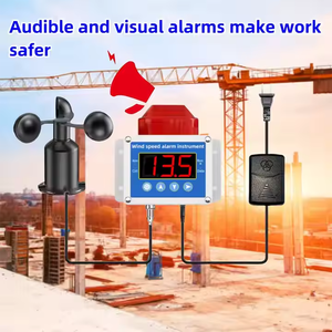 HONDE Atacado Alta Precisão Turbina Eólica Anemômetro Wind Meter Anemômetro Sensor de Velocidade do Vento com Som e Luz Alarme - Product Image 2