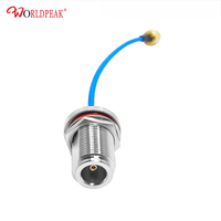 Cloison de prise femelle de type N vers prise mâle SMA Semi Flexible RG402 SS402 RG141 RG405 086 Assemblage de câble coaxial RF personnalisé