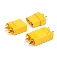 Paire de connecteurs XT90-F XT90-M (mâle/femelle), prise et douille haute puissance 40A-90A pour la connexion de la batterie, de l'ESC et du moteur dans les modèles RC