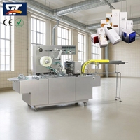 Machine d'emballage automatique à grande vitesse pour boîtes de savon cosmétique et de parfum, avec cellophane pneumatique de haute précision