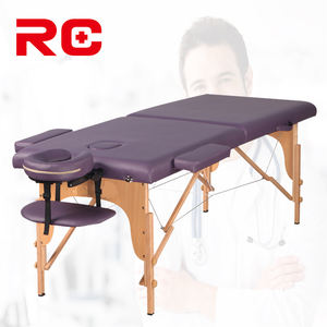 Mesa de Masaje Plegable Multifunción Portátil de Madera de Alta Calidad de Fábrica para Tatuajes y Belleza Cama de Spa y Estética de Aluminio - Product Image 3