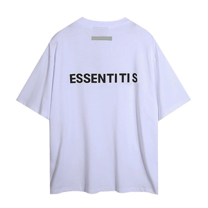 Camiseta deportiva de manga corta para hombre, estilo casual de diseñador, esencial para la moda urbana estadounidense, holgada, estilo hip-hop, 100% algodón. - Product Image 3