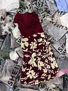 Vente en gros directe usine : Ensemble sexy en mousseline de soie, hauts et pantalons, coupe trapèze, manches courtes, été, polyester/coton, coupe ample - Product Image 4