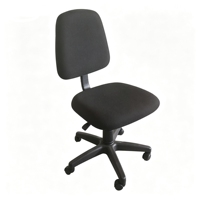 Chaise de travail ergonomique à roulettes, réglable en hauteur, pour laboratoire, salon, personnel de bureau, chaise pivotante avec dossier, tabouret de travail à roulettes pour salon