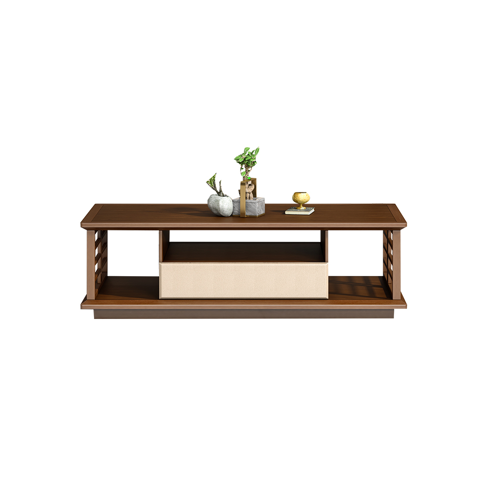 Rosewood+ North Americanblack walnut + Litchi-grain leather