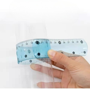 Eurolucky Thước Văn Phòng Phẩm Mềm Thước Kẻ Uốn Lượn <span class=keywords><strong>15Cm</strong></span> 20Cm 30Cm Thước Kẻ Dễ Thương Đa Chức Năng Thước Đo - Product Image 3