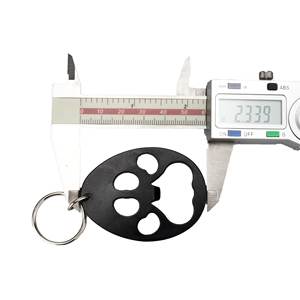 Llaveros de Metal Llavero de pata de perro Abrebotellas Herramienta de abridor de cerveza Etiqueta de llave Anillo de cadena Mini llavero de Metal - Product Image 5