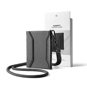 ESPRIT Leather Travel Wallet / Document Organizer – Choose Black Or Lilac