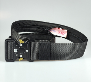 Ceinture tactique en toile pour homme HPB0302, ceinture en nylon à boucle épaisse personnalisée camouflage, boucle à dégagement rapide, fabrication d'usine - Product Image 3