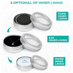 New Packaging Custom Tin Container Jewellery <b>Box</b> Metal Storage Tin Jar for <b>Earrings</b> Watch Chain - Product Image 4