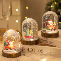 Nouveau cadeau de noël tendance pour enfants lumineux père noël bonhomme de neige wapiti poupée abat-jour Style veilleuse décorations de bureau
