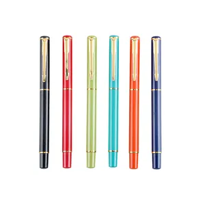 أقلام عمل متعددة الألوان رخيصة الثمن وفاخرة مخصصة بالشعار أقلام حبر دوارة أقلام إعلانات بالجملة