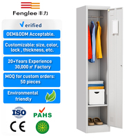 Armoire murale en acier, casier simple à 1 porte, armoire de rangement métallique pour vestiaire, salle de sport, école