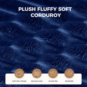 Modern Corduroy Modular Sectional <b>Sofa</b> <b>Bed</b> Sponge Filled Ergonomic Design No Assembly with Pillows for Apartment and Living Room - Product Image 2