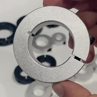 45mm ID Open Type Aluminum Fixing Ring Adjustable Clamp Metal Hardware Parts