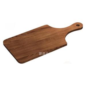 Planche à steak rectangulaire en bois d'acacia avec poignée pour hôtel, cuisine, usage domestique, découpe de fruits et légumes, plateau de service pour pizza - Product Image 1