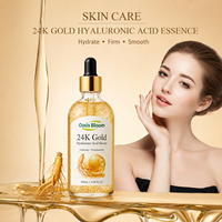 Sérum Visage Huileux au Collagène, Acide Hyaluronique, Nicotinamide et Acide Azélaïque 24K Or, 100ml, Marque Privée OEM/ODM pour Lifting Facial et Soin de la Peau