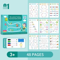 Venta Directa de Fábrica, Libro Educativo para Niños, Libro de Práctica de Control del Lápiz para la Educación Infantil