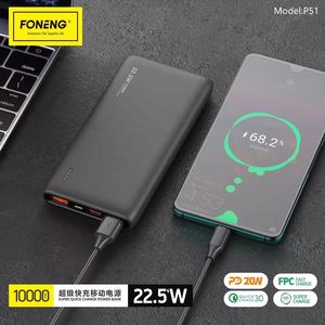 Batterie externe portable 10000 mAh à charge rapide 22,5 W, entièrement compatible, avec triple sortie USB (Micro USB) pour trois appareils mobiles – Vente Flash - Product Image 5