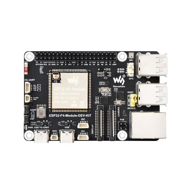 ESP32-P4-Module High-performance Development Board, Based on ESP32-P4 and ESP32-C6, Supports Wi-Fi 6 and Blueth 5/BLE