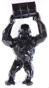 2024 personnalisé fibre <span class=keywords><strong>de</strong></span> verre orang-outan décor maison fluide Art <span class=keywords><strong>Pop</strong></span> artisanat Donkey Kong <span class=keywords><strong>magasin</strong></span> décor - Product Image 2