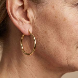 Aros Clásicos Redondos Hipoalergénicos, Aros Modernos, Joyería Ligera, Regalo para Ella, Aros Hechos a Mano de Cobre Puro - Product Image 5