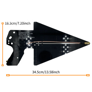 HT6 Antena Log-periódica 0,6-10GHz Antena de búsqueda de dirección Analizador de espectro Análisis de señal Ubicación EMC - Product Image 3