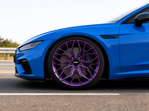 Rines Metálicos Púrpura <span class=keywords><strong>de</strong></span> 17-22 Pulgadas para Hipercoches, Forjados a Medida, para Pagani Huayra, Ferrari, <span class=keywords><strong>Lamborghini</strong></span>, 5x112, 5x130, 20mm - Product Image 2