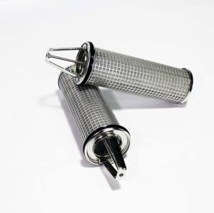 Filtro de cesta de válvula colador dúplex de acero inoxidable, pantalla de malla de alambre perforada para colador de aceite líquido para filtros de aire - Product Image 2