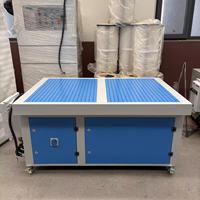Plataforma de Lijado Horizontal para Línea de Ensamblaje en Taller, Estación de Lijado Continuo para Línea de Producción