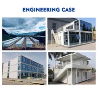 Casa Contenedor Plegable de Montaje Rápido, Casa Modular de 2 Pisos, Dormitorio, Diseño Moderno, Edificio de Oficinas, Uso Escolar, Sala de Estar