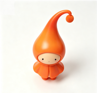 Figurine d'art de collection personnalisée Orange Elf en PVC, statue de dessin animé, fabrication OEM en Chine, figurine personnalisée pour la vente en gros de produits de marque