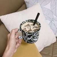 Tasse de voyage en céramique, pour boire du lait, Non toxique, 80 ml, 11oz, pour le Camping, pour boissons