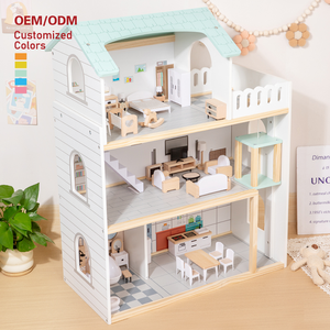 Premium Eco-friendly Wooden Dollhouse Furniture Miniature Accessories for Educational Imaginative Pretend Play Storytelling for - Product Image 1