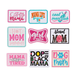 Patch brodé personnalisé thermocollant Dope Dog <span class=keywords><strong>Mama</strong></span> pour vêtements, casquettes de camionneur, sacs et <span class=keywords><strong>jeans</strong></span> - Product Image 1