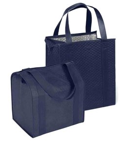 <b>Heavy</b> <b>Duty</b> Insulated Smart Shopping Bag with Durable Oxford and Easy Access <b>Zipper</b> Closure for Grocery Hauling - Product Image 3