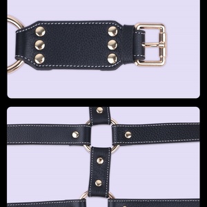 Arnés de Cuero QKKQ para Bondage de Cuerpo Completo, Arnés de Pecho para Hombre, Ropa de Bondage BDSM, Cinturones Fetichistas Gay - Product Image 3