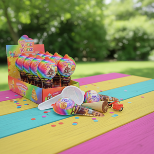 Fabrika OEM 24 adet 15G meyveli sakızlı şekerler özelleştirilmiş bireysel sarılmış şeker Gummies sürpriz yumurta oyuncaklar - Product Image 6