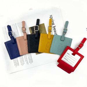 Pu Leather Perfect Frequent Luggage Ideal Gift Travelers Travel Bag <b>Id</b> <b>Tag</b> for Sale - Product Image 5