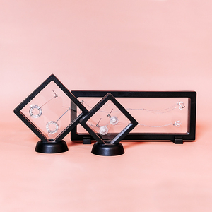 Scatola sospesa in plastica 3D per gioielli con display USB custodia per imballaggio di gioielli cornice galleggiante scatole a membrana per levitazione in PET con supporto - Product Image 6