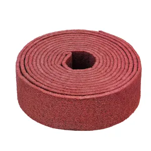 Hochleistungs-Reinigungskissen polyester/Nylon rolle grün/rot abrasives Reinigungskissen Küchen-Reinigungskissen