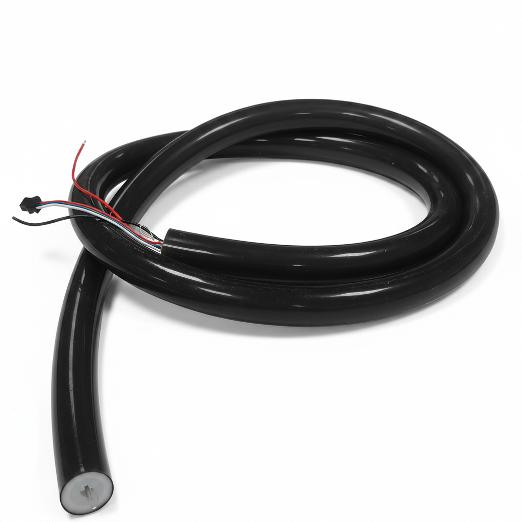 WITOP Factory Direct High Brightness 360° Pixel LED Rope Light | IP67 Black Silicone for Stage Decoration