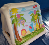 Gonflable Princesse Rose Maison de Jeu Gonflable de pvc De maison enfants jouets Tente