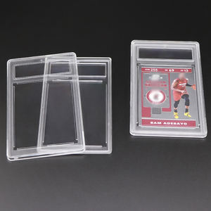 SUNSHING Boîtier de protection pour <span class=keywords><strong>cartes</strong></span> de collection en acrylique, transparent/givré, 35pt, 135x80x6.3mm, compatible <span class=keywords><strong>PSA</strong></span> BGS CGG TCG - Product Image 3