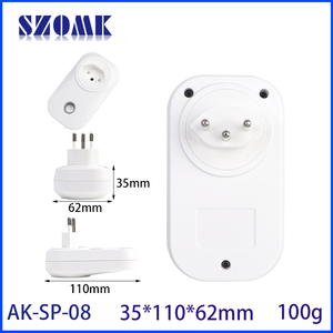 Умная розетка Szomk OEM из огнестойкого поликарбоната, Wi-Fi, 3 гнезда, 10-16А, CE, для умного дома, в корпусе - Product Image 5