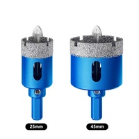 Scie cloche diamantée brasée sous vide 10 mm M14 pour meuleuse d'angle, perçage à sec de carreaux de porcelaine, granit, quartz