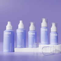 Flacon pulvérisateur à brume ultra fine, flacon pulvérisateur pour brume corporelle, flacon pulvérisateur pour tonique cosmétique, pour l'emballage des soins personnels, 50 ml, 75 ml, 100 ml
