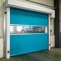 Porte à rideau souple multifonction en PVC à haute vitesse, isolation anti-poussière, design tropical, pour sous-sol
